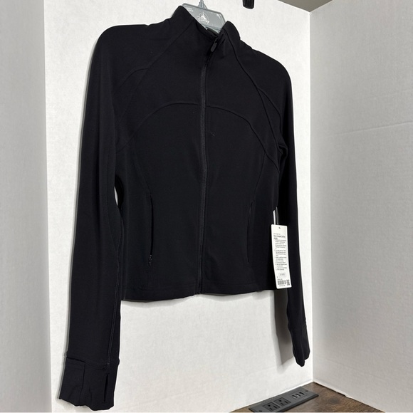Lululemon Nulu Cropped Define Jacket Black Size 8 New With Tags Back Vent - Picture 2 of 6